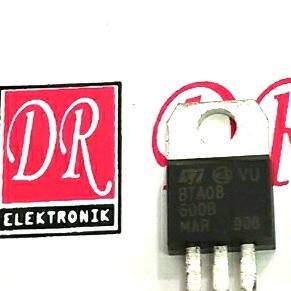 Transistor BTA08 BTA-08 600b TRIAC 8a 600 ST MAR MAROCO dre3 Ayo Beli