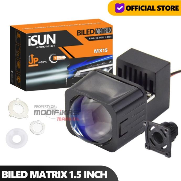 BILED Matrix iSUN MX15 Matrix X1 Mini Projector 1.5 Inch Flat-Cut Off