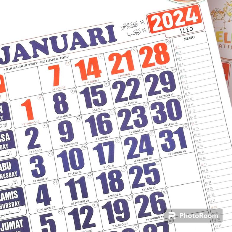 

[ZZR] KALENDER DINDING KERJA UKURAN STANDAR 2024 GASS