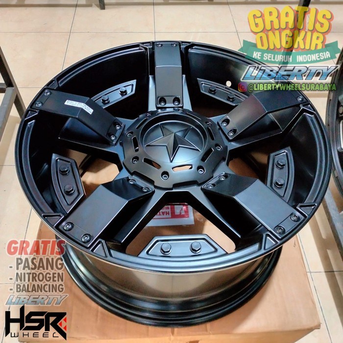 Velg Mobil Ring 18 Hsr Rasta-2 - Chr, Harrier, Juke, Captiva, Terios Star