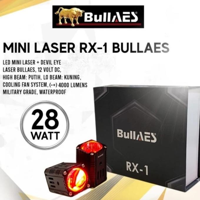 MINI LASER RX-1 28 WATT BULLAES