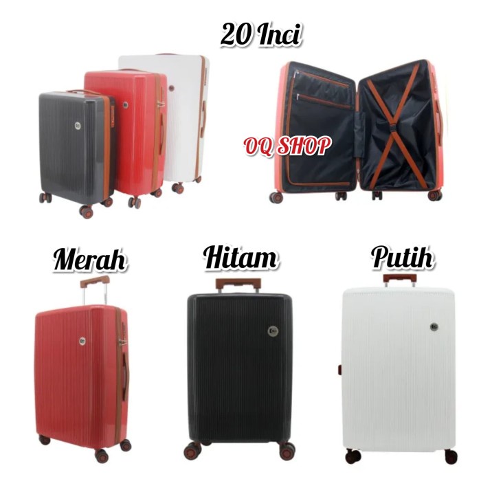 ✅Sale Luggo Electra Koper Travel 4 Roda 20 Inci / Trolley Bag 35X56.5X22Cm Berkualitas