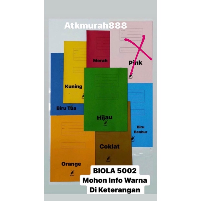 

Map Biola 5002 ( 1 Karton )