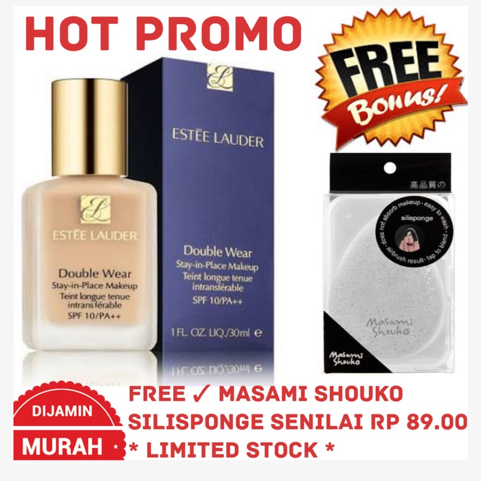 ESTEE LAUDER HOT PROMO DOUBLE WEAR FOUNDATION 30ML ORIGINAL