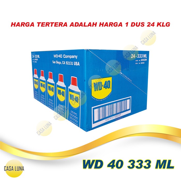 WD-40 / WD 40 / WD40 LUBRICANT SPRAY 333 ML DUS 24 BTL