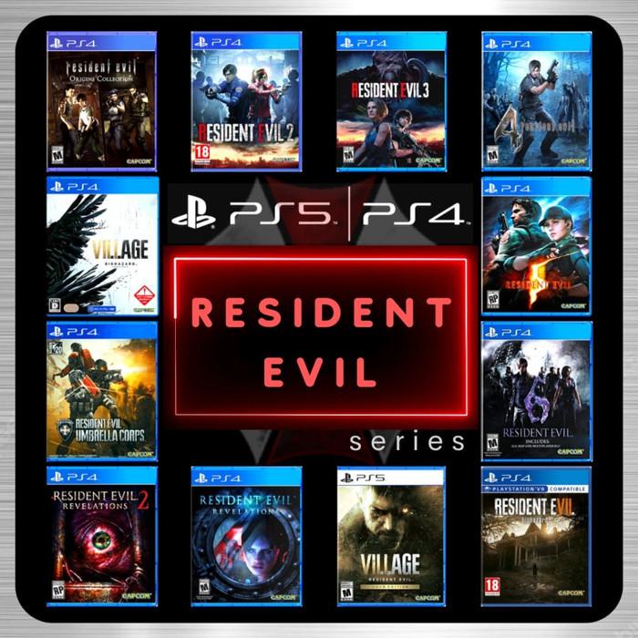 RESIDENT EVIL PS4 PS5 GAME KASET GTA 2 3 4 5 7 8 VILLAGE REMAKE BD