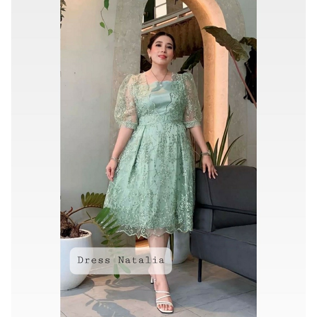 Dress Natal Wanita Dewasa 2024 Panjang Terbaru 2023 Dres Pendek Natalan Korea Style Kristen Seksi El