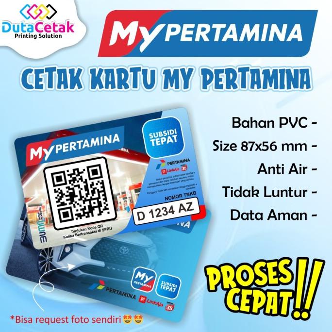 

Cetak Kartu My Pertamina / ID Card My Pertamina / Member Card