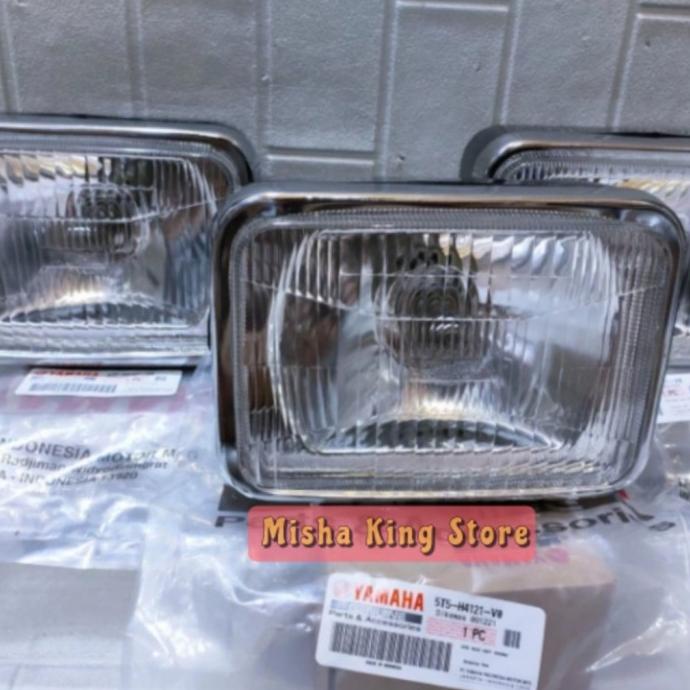 Reflektor lampu depan RX king kotak 5t5 mika original