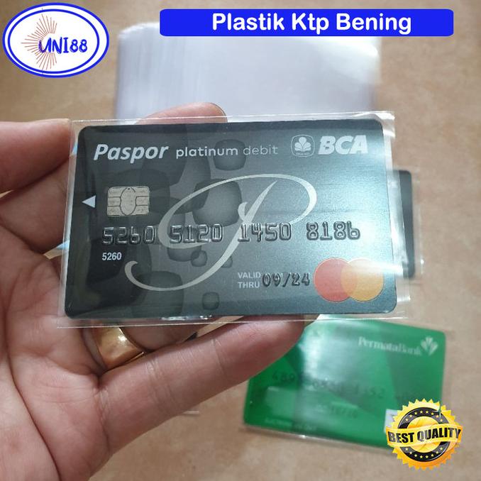 

Stiker Anti Gores KTP Laminasi Cover Kartu Atm Sim Id Card BPJS Sampul