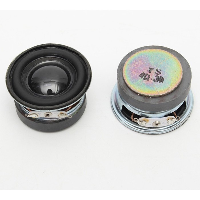 Black Akustik Speaker 3W 4Ohm 40Mm External Magnetic 36Mm High Quality Best