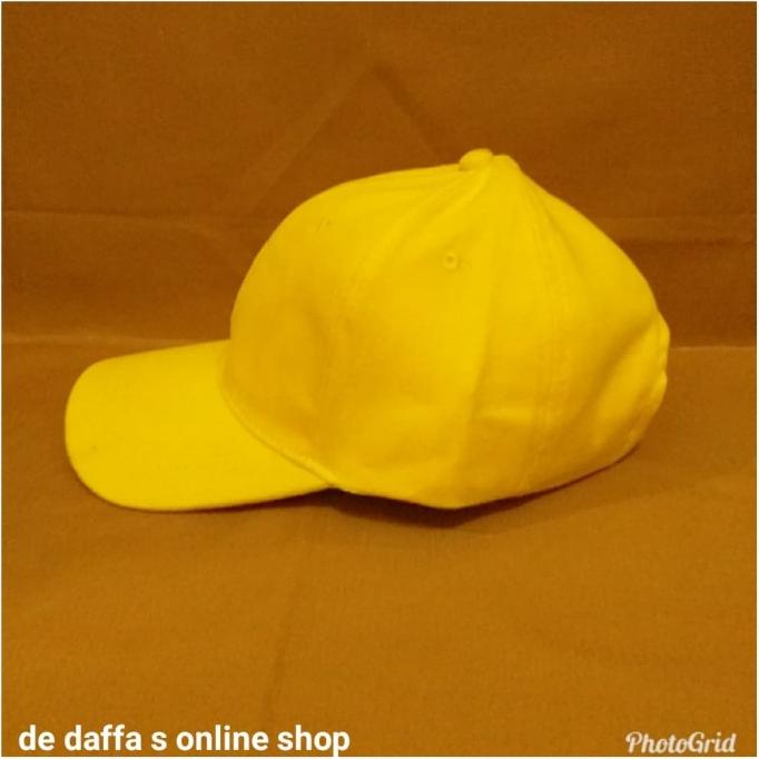 Gratis Ongkir Topi Baseball Dewasa Polos Warna Kuning Pria Wanita Casual Sport Bisa Cod
