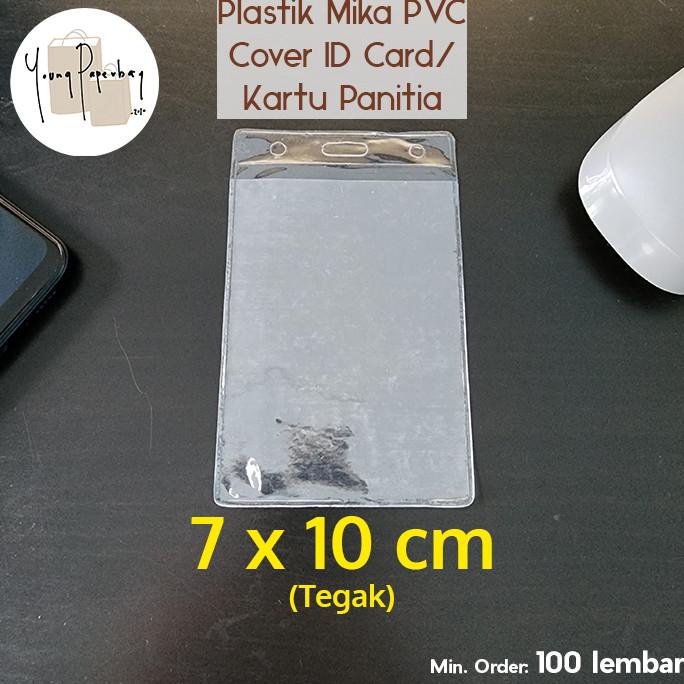 

Kantong Plastik Mika Cover Nametag Panitia / ID CARD Uk. 7 x 10