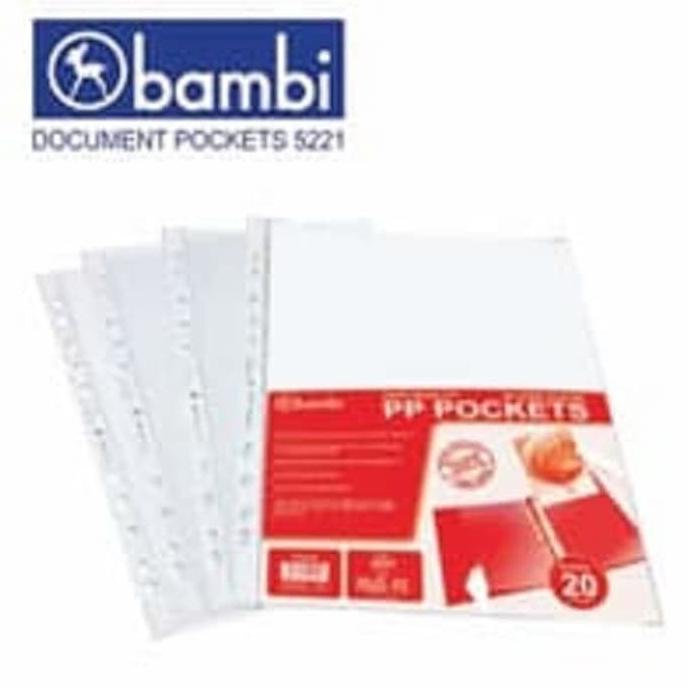 

Berkualitas! BAMBI PP POCKET F4 BAMBI 5221 - .,