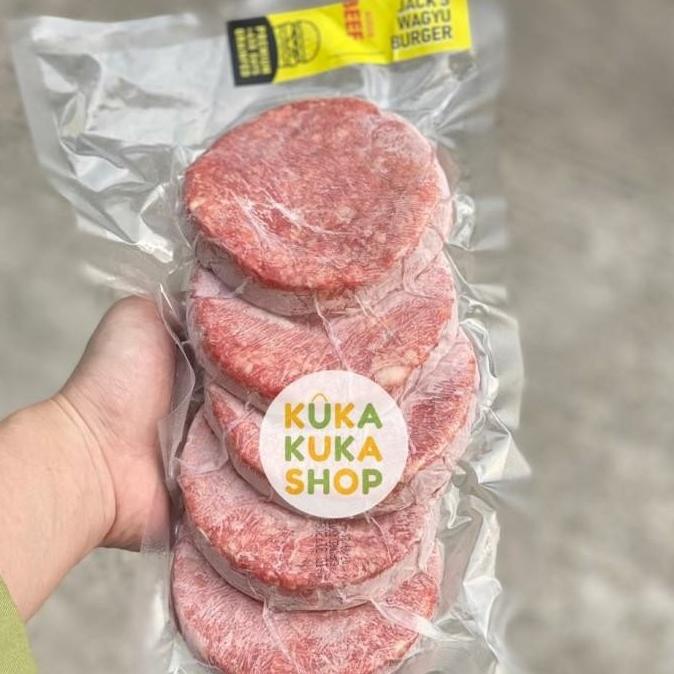 

TERLARIS PREMIUM WAGYU BEEF PATTY / DAGING BURGER 100GR - 5PC BEST TESSAANDRI
