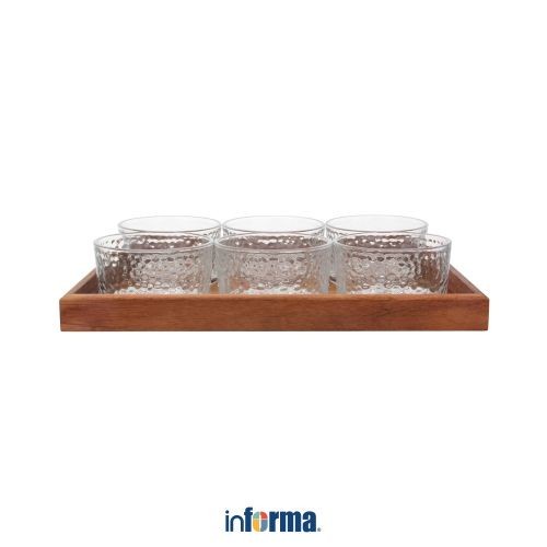 INFORMA - APPETITE SET 7 PCS HENRY WADAH SAJI ROUND DENGAN NAMPAN