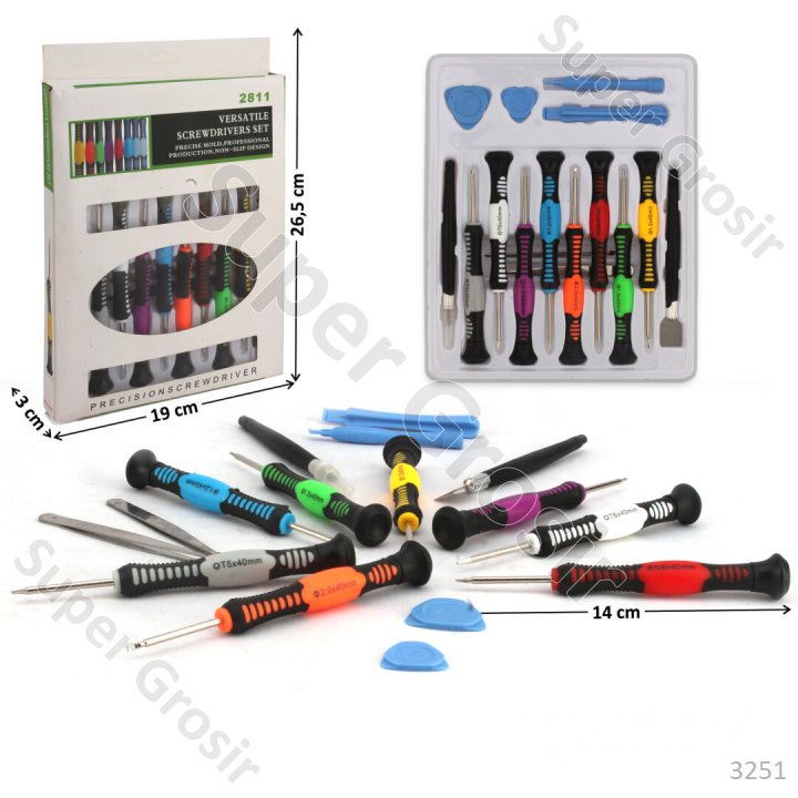 Tool Set Obeng set 0399_Obeng Jam Set_Obeng Reparasi _Obeng HP Obeng Laptop _obeng Multi Fungsi