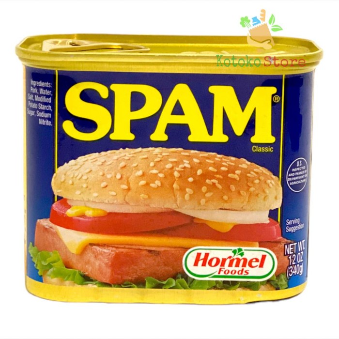 Daging Kaleng Hormel SPAM Classic / SPAM Ham USA 340gr