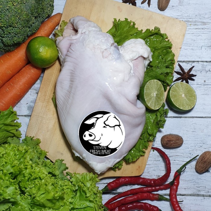 

BABAT BABI ( JEROAN BABAT BABI ) TITO / CU TU - FRESH PORK TRIPES