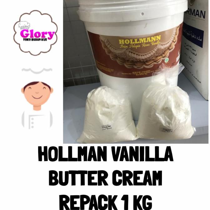 

Baru hollman vanilla buttercream repack 1kg ( 2x@1kg)