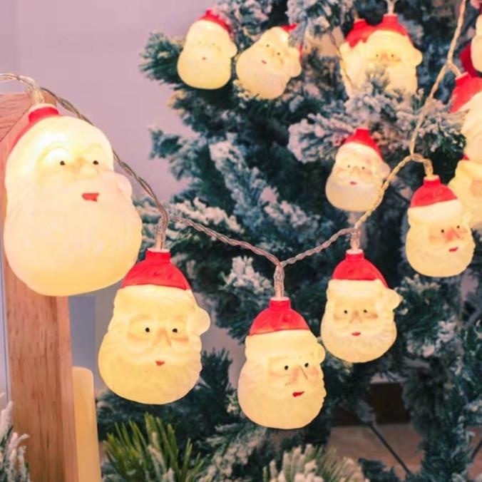 lampu Santa Claus natal lampu hias pohon natal lampu pohon natal xmas