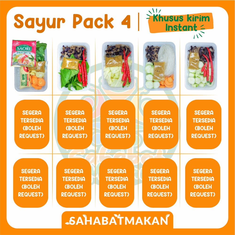 

[Khusus Instant] Sayur Pack / Prep / Instant. Murah Dan Praktis #4 Â€” Sahabat Makan Sayur Jogja