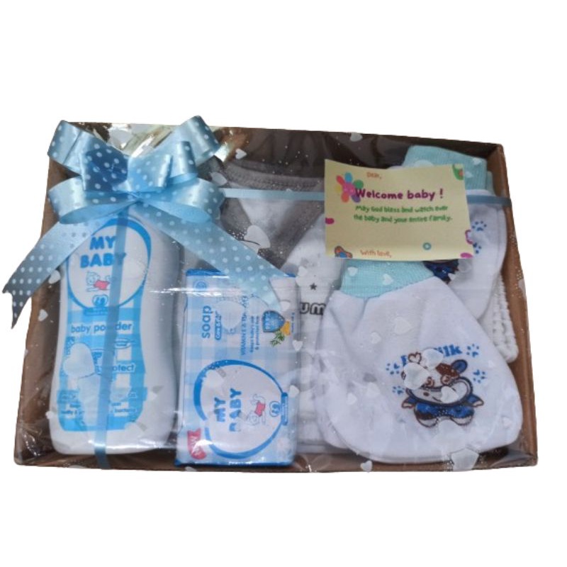 Hampers lahiran parcel bingkisan ekonomis kado hadiah bayi newborn baru lahir baby boy gift bayi lak