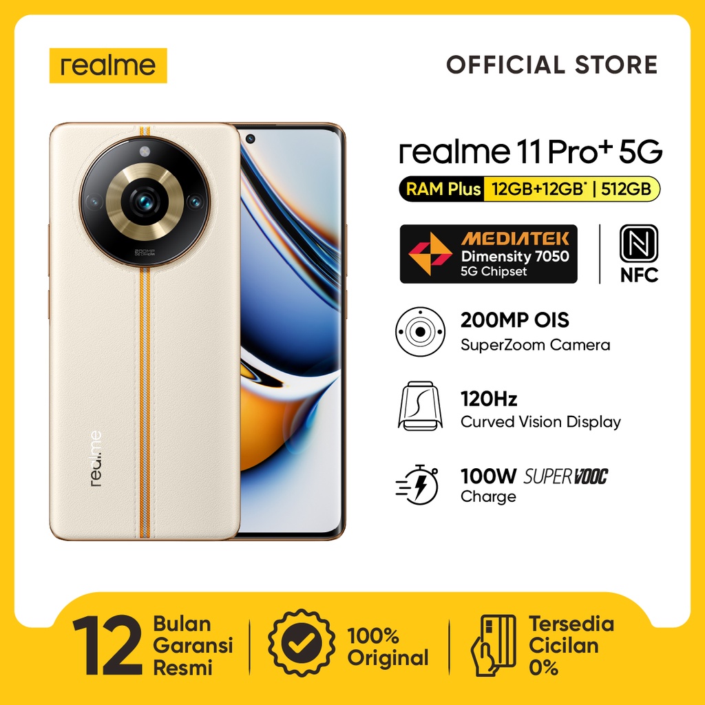realme 11 Pro+ 12GB+12GB* | 512GB ( 200MP OIS SuperZoom Camera | 120Hz Curved Vision Display | 100W SUPERVOOC Charge | Dimensity 7050 5G Chipset | 32MP Sony Selfie Camera | 5000mAh Massive Battery)-5
