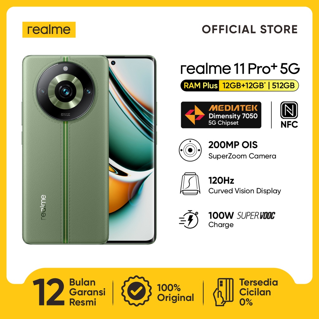 realme 11 Pro+ 12GB+12GB* | 512GB ( 200MP OIS SuperZoom Camera | 120Hz Curved Vision Display | 100W SUPERVOOC Charge | Dimensity 7050 5G Chipset | 32MP Sony Selfie Camera | 5000mAh Massive Battery)-6