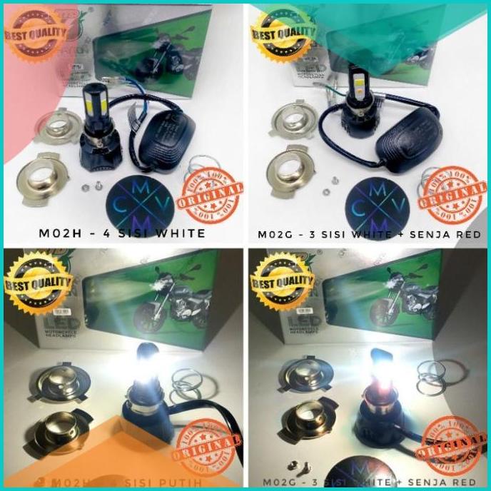 LAMPU LED MOTOR RTD M02G 3 SISI 40watt / M02H 4 SISI 42watt 16novz3 on