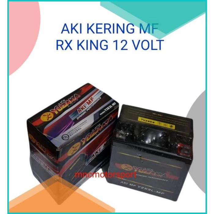 AKI BATTERY RX KING 12 VOLT MF YUZAKA 16novz3 onderdil