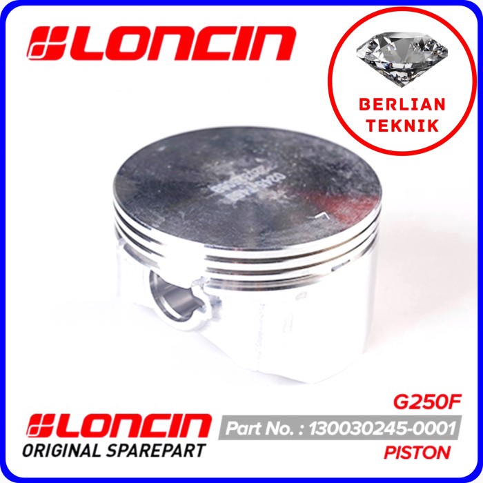 Piston Assy Mesin Penggerak Loncin G250F / 8.5 HP