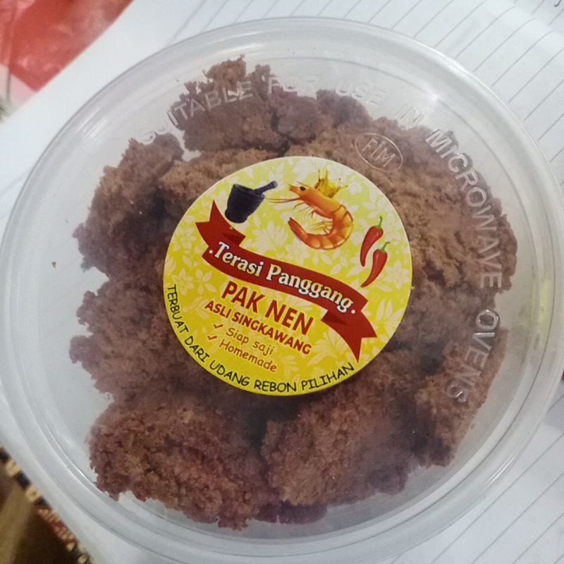 

Terasi Pak Nen 250Gram/Terasi Kalimantan/Terasi Singkawang