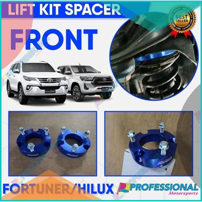 Aksesoris Liftkit spacer Peninggi per depan Fortuner Hilux VNT TRD VRZ