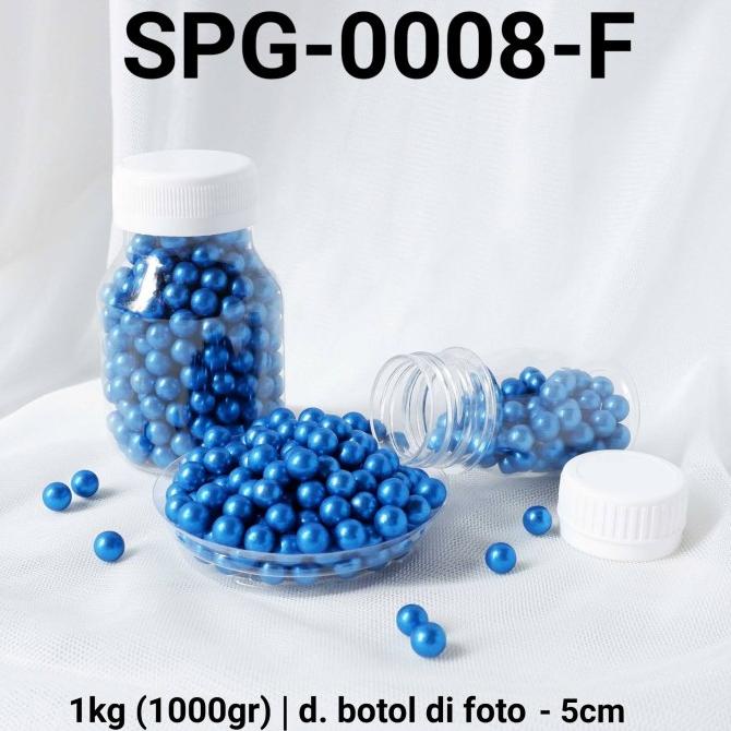 

Baru SPG-0008-F Sprinkles sprinkle sprinkel 1kg 1 kg mutiara biru metalik