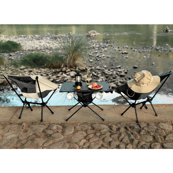 Kursi Lipat Portable Folding Chair Kursi Camping Moon Folding Chair