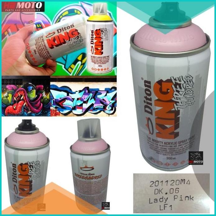 DK 06 LADY PINK Cat Diton King DK 06 Warna LADY PINK / Cat semprot 16n