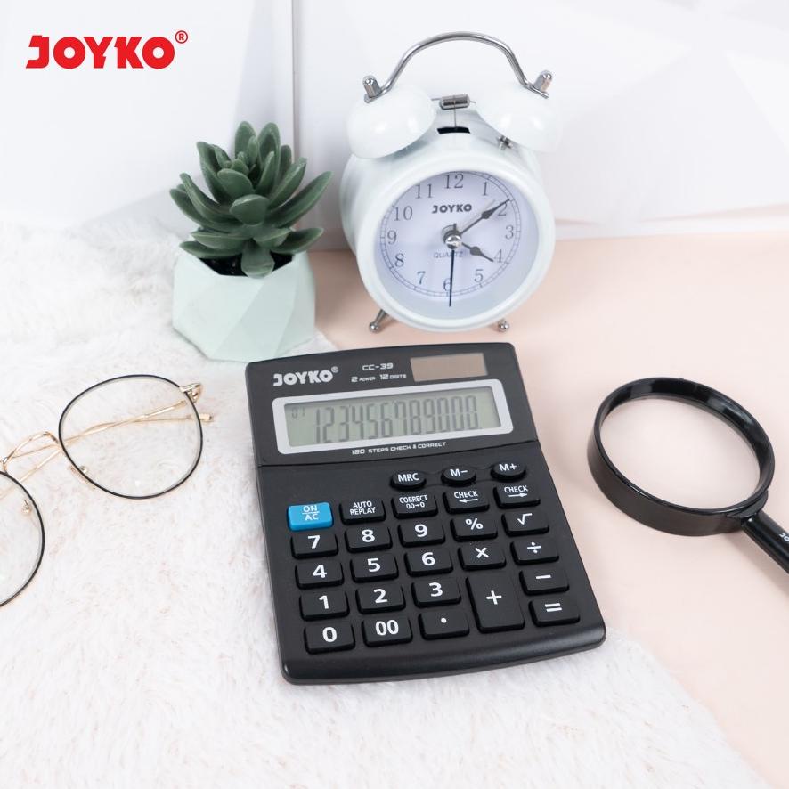 

TERMURAH Joyko Calculator CC-39 / Kalkulator 12 Digits / Check Correct / Kalkulator Meja Kantor Office Murah Berkualitas SALE