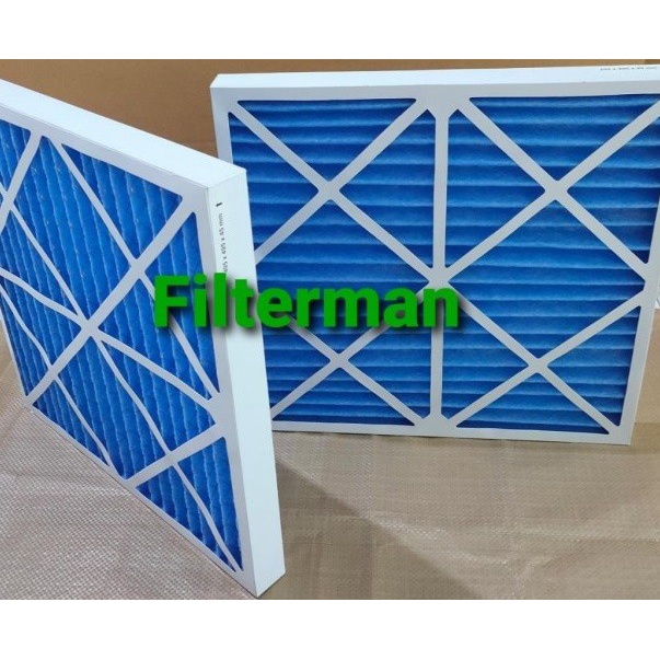 Saringan Udara AHU FCU HVAC EU G 4 MERV 8 Air Pre Filter Frame Size B