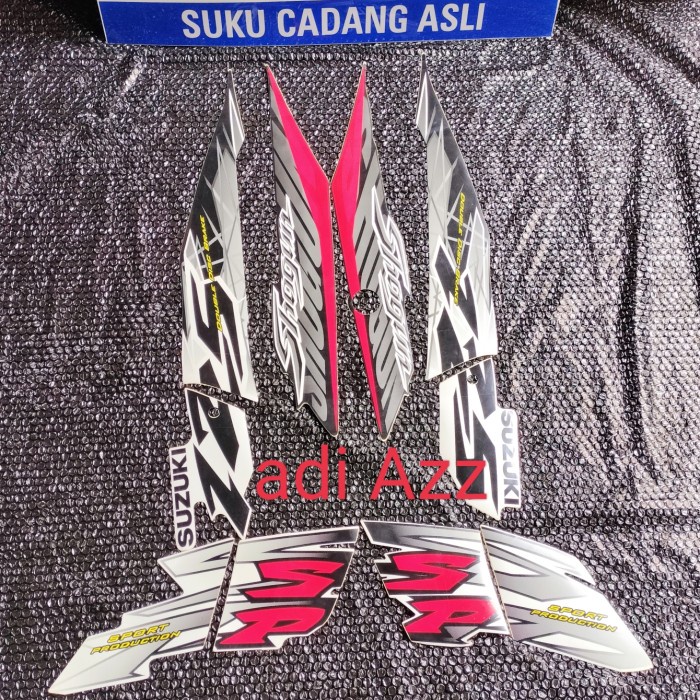 ✅Sale Striping Stiker Lish Full Body Hitam Putih Shogun 125 Sp Fd Original Limited