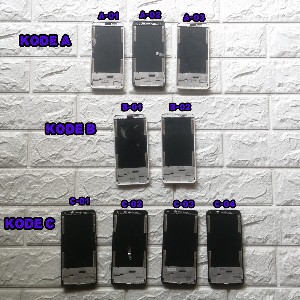 Xiaomi Redmi 6A Frame Tulang Tengah Tatakan LCD Copotan