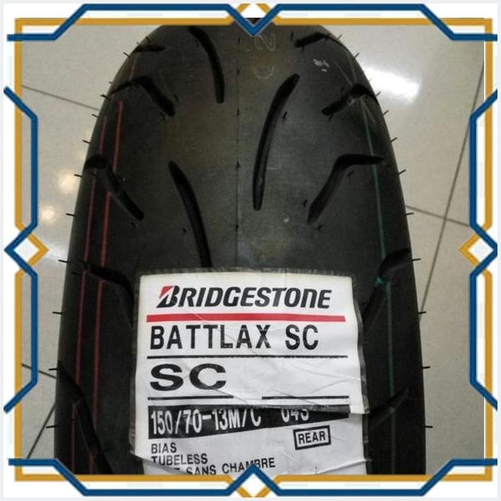 [BCM] BAN BATTLAX SC 150/70 RING 13 NMAX BRIDGESTONE