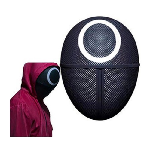 Topeng Squid Game Squid Game Mask Topeng Prajurit Squid Game