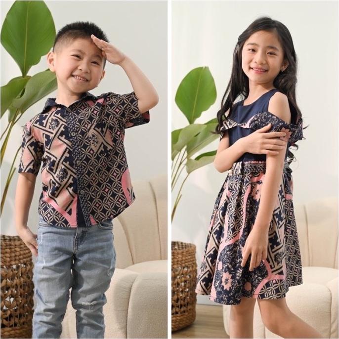 MILIKI BAJU BATIK ANAK MODERN / DRESS ANAK PEREMPUAN / KEMEJA ANAK LAKI LAKI TERMURAH