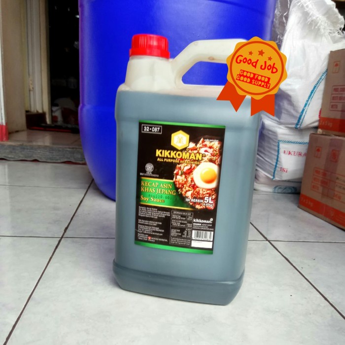 

Kikkoman Shoyu 5 Liter All Purpose - Kecap Asin - Soy Sauce