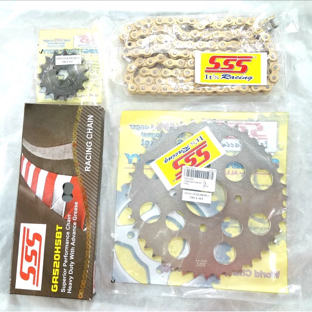 Gearset Sss Tiger 200Cc Tipe 520 / Girset / Gear Set Sss Tiger 200Cc Terlarisss