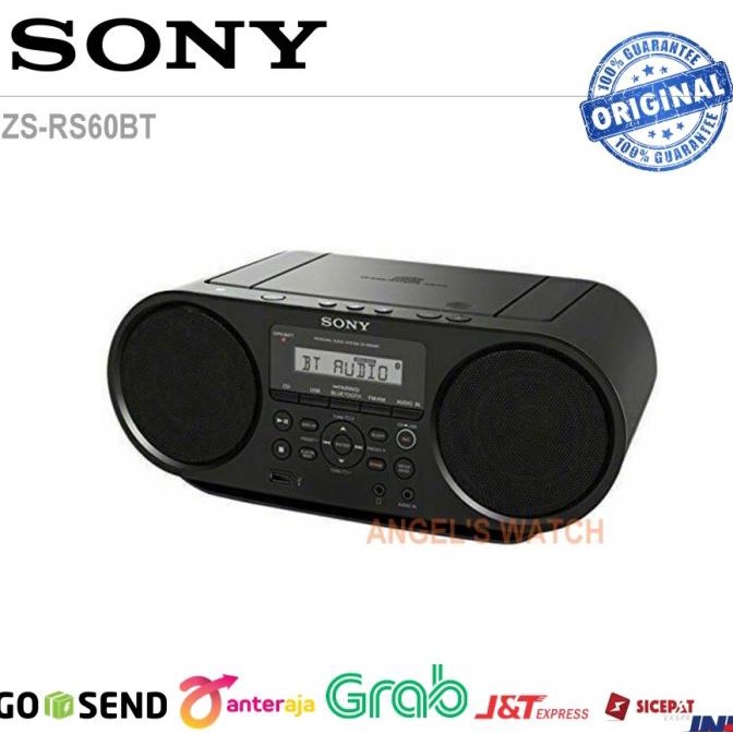 RADIO SONY ZS-RS60BT bluetooth& portable CD boombox Original CD Player