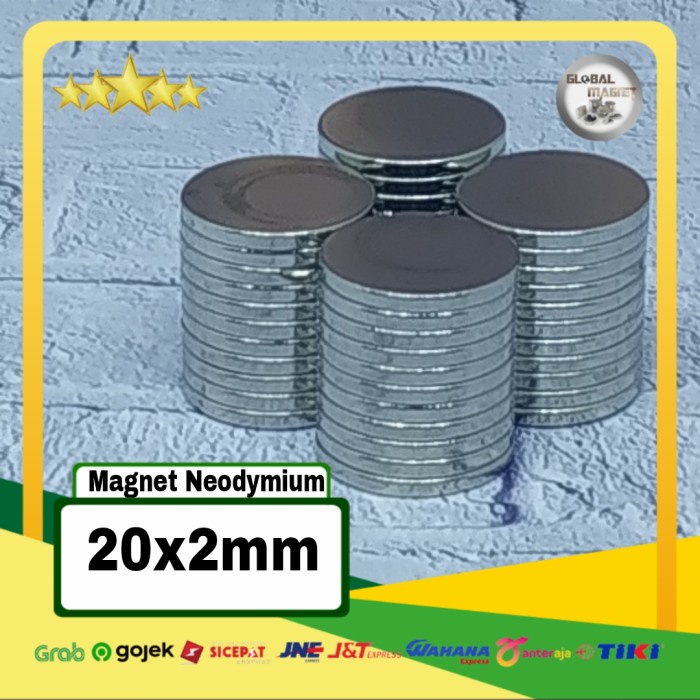 

Terbaru Magnet Neodymium 20X2Mm N52 Promo Terlaris