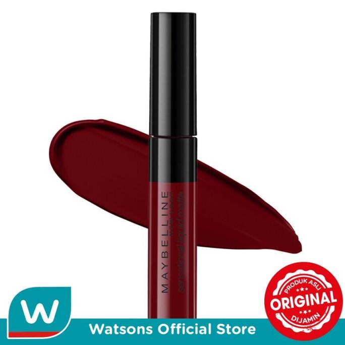 New Maybelline Sensational Liquid Matte Liquid Lipstick Soft Wine Berkualitas
