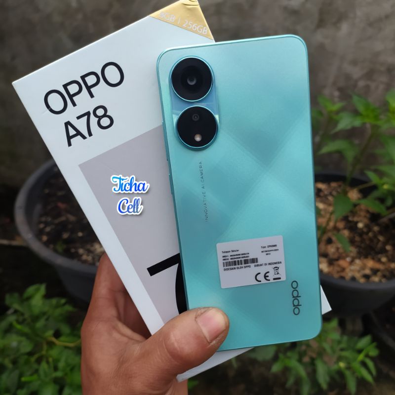 OPPO A78 4G SECOND RAM 8/256GB FULLSET ORIGINAL